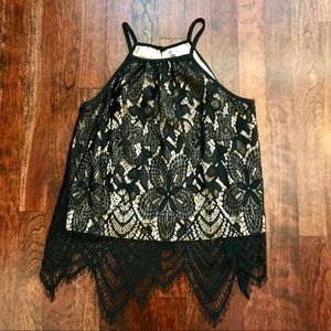 Black Laced Top